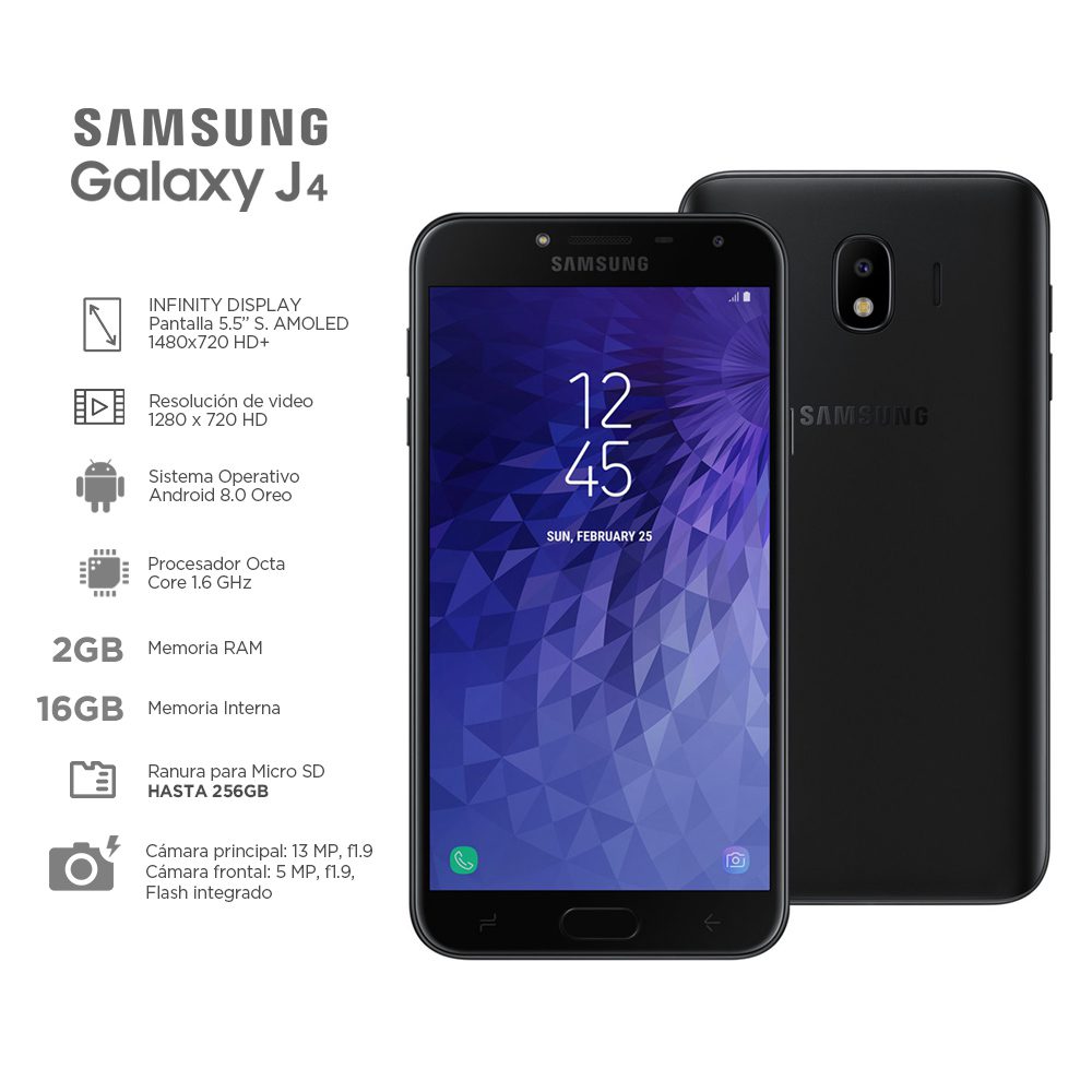 medallista Buscar tuberculosis Celular Samsung Galaxy J4 16Gb [SM-J400MZ] - Pixel Store