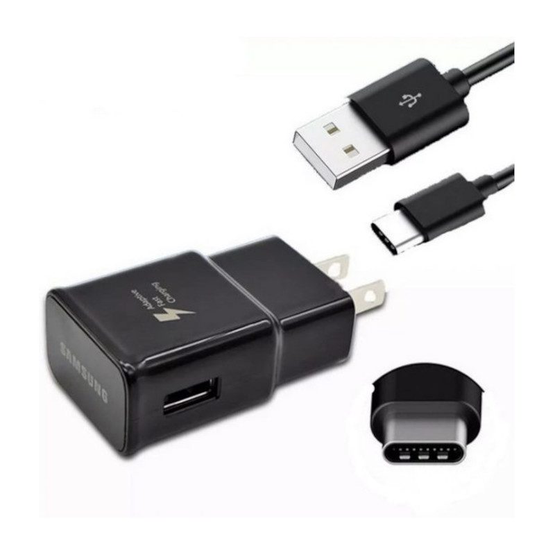 Cargador Samsung 25W Tipo C Con Cable Negro [EP-TA800XBE] – Pixel Store