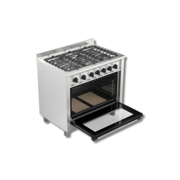 Cocina Industrial Ormay Barbacoa 90cm 5 Hornallas Multigas [B90T] - Image 2