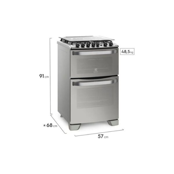 Cocina Electrolux Doble Horno Superior Electrico Inferior Gas [56DXQ] - Image 3