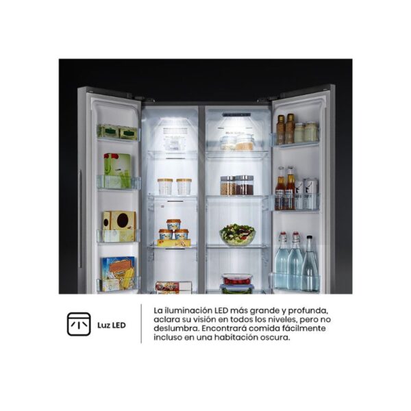 Heladera Side By Side Hisense Negra 468 Litros [RS3N428NAB] - Image 4