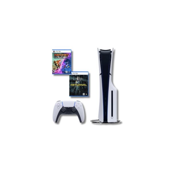 Consola de Videojuegos Sony Playstation 5 Con Disco 1TB 2 Juegos - Image 2