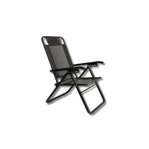 Reposera Descansar Aluminio Black Lona Coversol 5 Posiciones Apoya. Alum [80040]