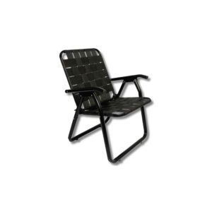 Reposera Descansar Sillon Aluminio Black Cintas 1 Posicion Apoya. Alum. [80048]