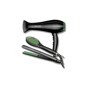 combo ga.ma planchita secador y cepillo avocado
