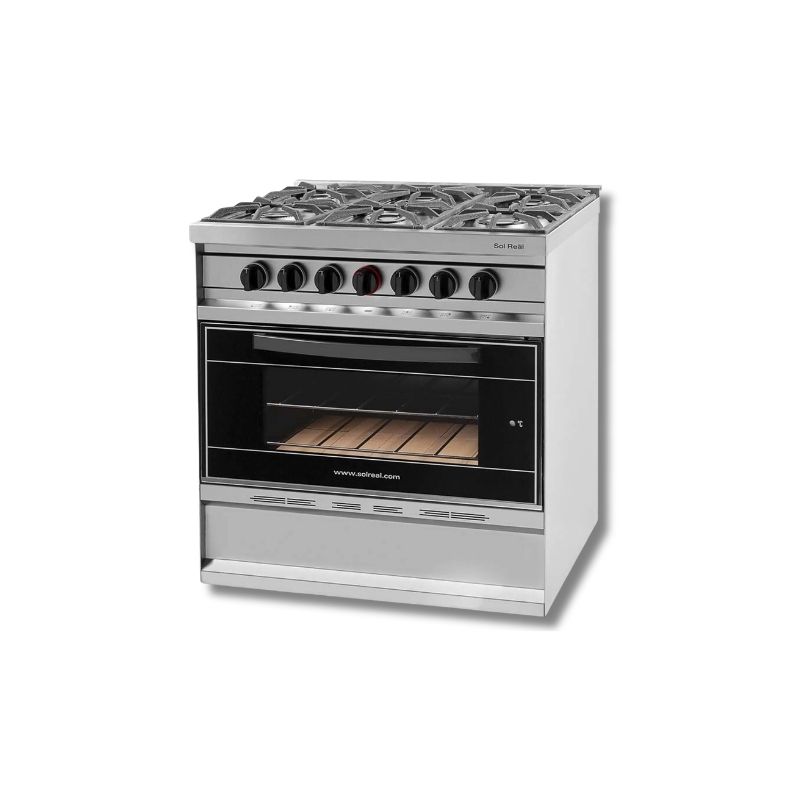 Cocina Mini Sol Real 6 Horn. Horno Visor Reja Fund.  G. Env. [517-GEVV]